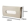 Car Visor Tissue Box Multifunctional Car Tissue Holder PU Leather