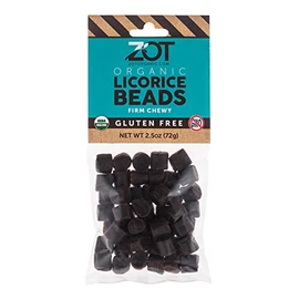 ZOT Firm-Chewy Licorice Beads, 2.2 Pound