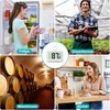 Fridge Thermometers Digital Refrigerator Thermometer, Waterproof Freezer Digital Fridge Thermometer,High