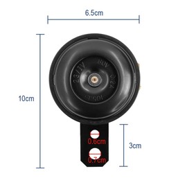 Super Loud 48-60V Electric Vehicle Horn - Clear Sound for E-Bikes, Scooters & Motorcycles - Urban Safety Essential