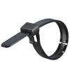 Ohm Electric RPT-150W30BK 09-1257 OHM Cable Ties, Repeat Ties, Reusable,