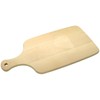 Fackelmann Griffbrett, Küchenbrett aus Buchenholz, Servierbrettchen (Farbe: Braun), Menge: 1