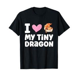 I Love My Tiny Dragon Reptile Pogona Lizard Bearded Dragon T-Shirt