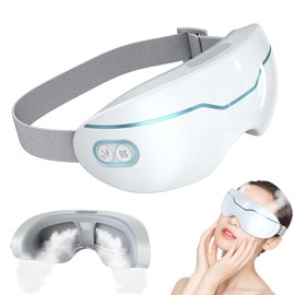 Fowuyeep Smart Eye Steamer, Steam Massager,Nano Mist Moisturizing Protector,40° Steam Hot Compress Therapy for Relieve MGD Dry Eye,Styes, Dark Circles, Blepharitis, Strain