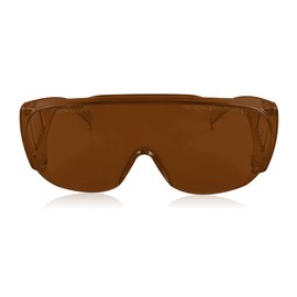 FreeMascot Professional OD 4+ 190nm-540nm/600nm-760nm anteojos de seguridad láser para luz láser violeta/azul/verde y roja (estilo de marco 3)