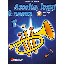 Ascolta, leggi & suona 1 tromba trumpet book + audio online