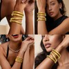 Gold Bracelets for Women, Gold Bangles for Women Chunky Bangle