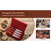 HEZHEN 5.3 Inch Steak Knives, Non Serrated Steak Knife Set