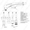 AWLOLWA 45pcs IPT-60 PT-60 IPT-40 PT40 Plasma Cutting Torch Tip
