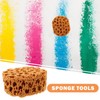 VILLCASE Texture Sponge, Synthetic Unbleached Sponge, Art Painting Tool for