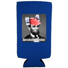 Abraham Drinkin Slim Can Coolie Royal Blue