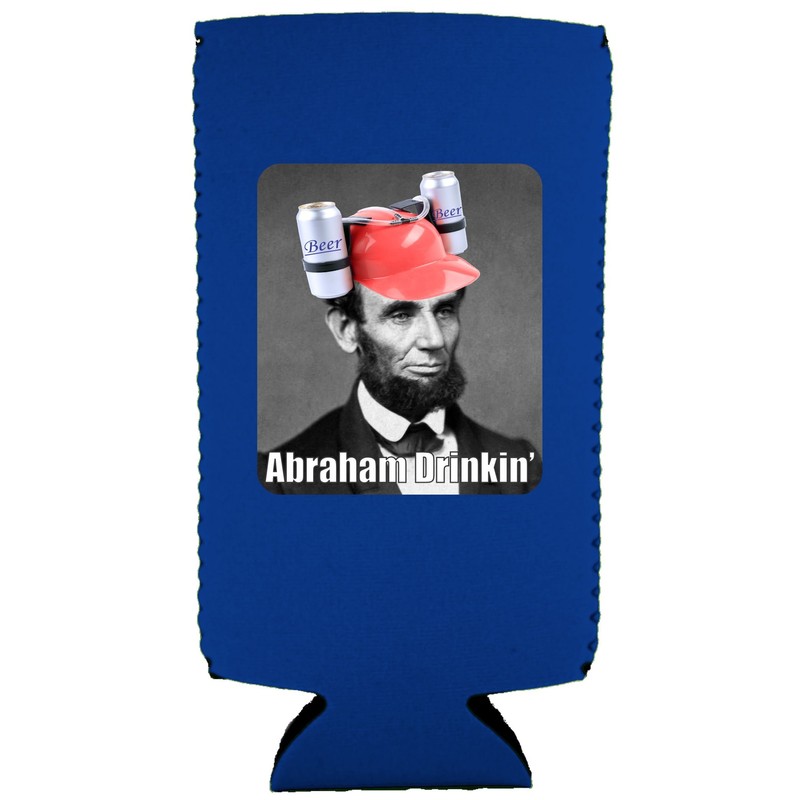Abraham Drinkin Slim Can Coolie Royal Blue
