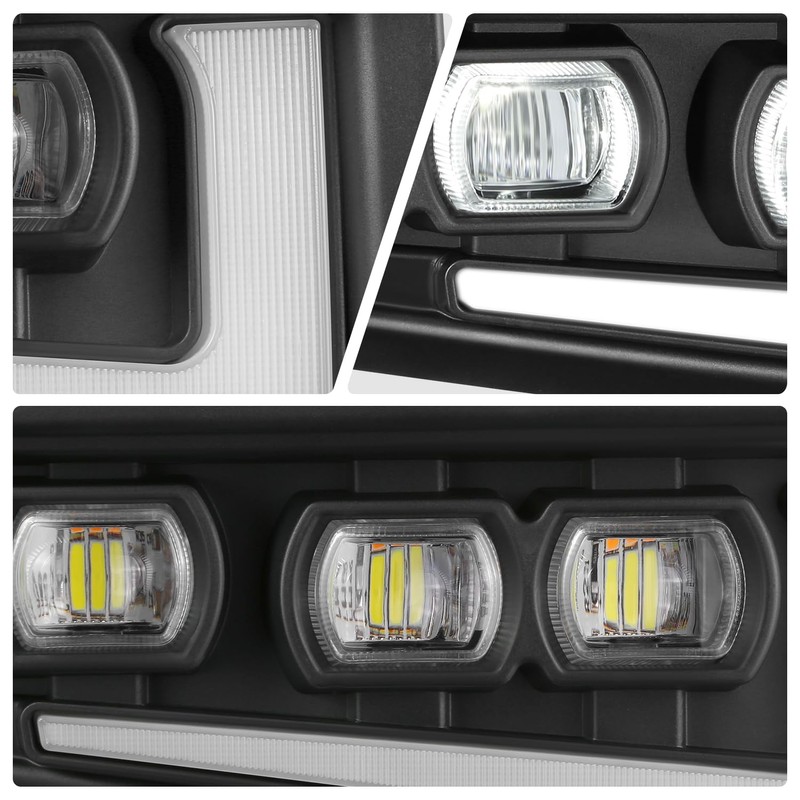 DNA MOTORING Pair of Fog Lights Compatible with Ford Bronco