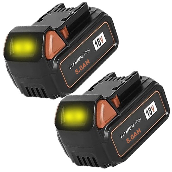 Unbranded 2Pack for Aeboren 48-11-1860 5.0 AH Batteries Compact M18