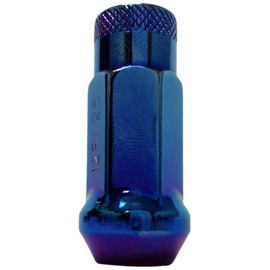 MUTEKI 32906U SR48 Series Blue 12mm x 1.5" Thread Size Open End Lug Nut, (Set of 20)