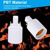 PATIKIL G24q to E26/E27 Light Socket Adapter, 4pcs Lamp Holder