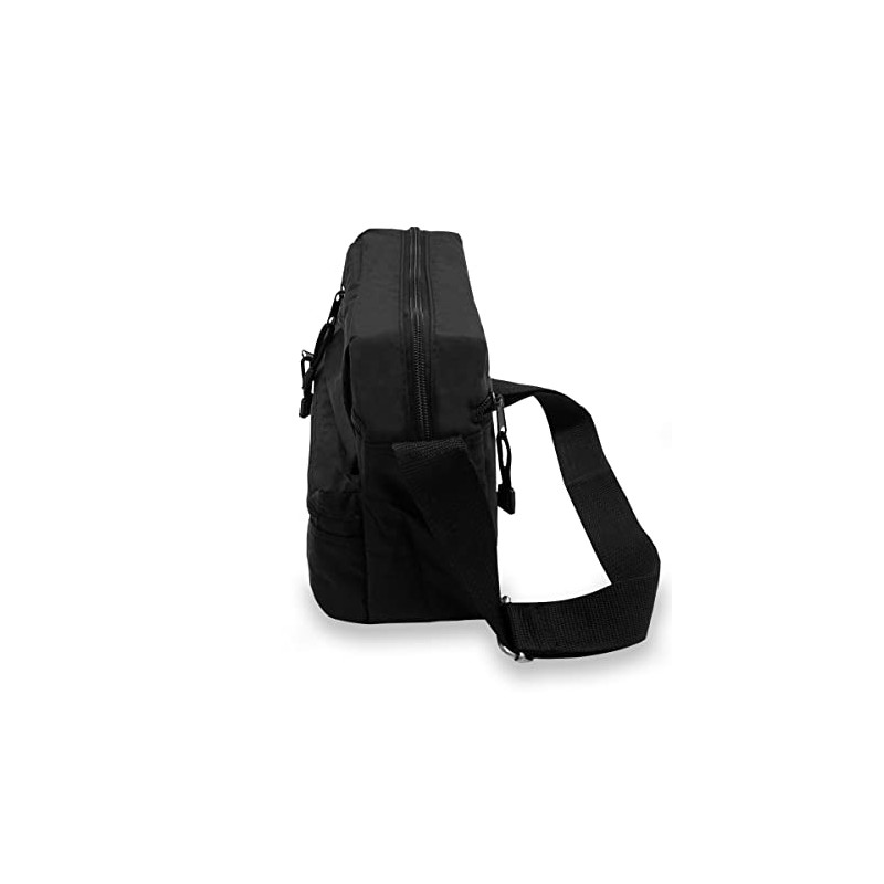 Everest Bolsa cruzada, Negro -, Una talla, Bolso cruzado