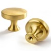 GRANTENOV Solid Brass Cabinet Knobs 1-3/8 inch (35 mm) Diameter
