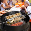 onlyfire Stainless Steel BBQ Rotating Tray Rotisserie Basket for Most