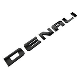 Unbranded 1PC BLACK DENALI REPLACEMENT FOR GMC ACADIA TERRAIN REAR TAILGATE EMBLEM BADGE