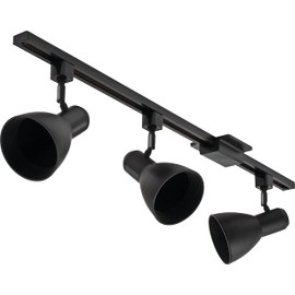 BR30 Step Baffle Track Kit, Black, Master Pack of 2