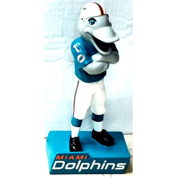 Evergreen Miami Dolphins "T.D." Official Mascot Statue
