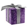 Beautiful Pastel Christmas Thick Gift Wrap, Purple Lavender and White