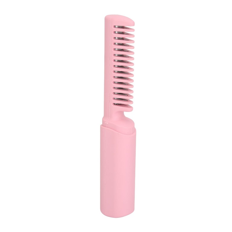 Cordless Hair Straightening Brush Prevent Damage USB Rechargeable Hair Straightener
