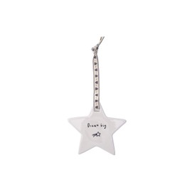 CGB Giftware | Hanging Star | Ceramic | 'Dream Big' | Gift for Birthday Christmas Graduation | GB01450D