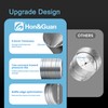 [Upgraded] Hon&Guan Duct Damper 4 inch, Backdraft Damper One-Way Airflow