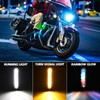 MIRUNNY Motorcycle Highway Lights,Dream Color Crash Bar Lights Switchback Driving