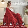 Weighted Blanket for Adults (15lbs, 48"x72" Twin Size) - Cooling