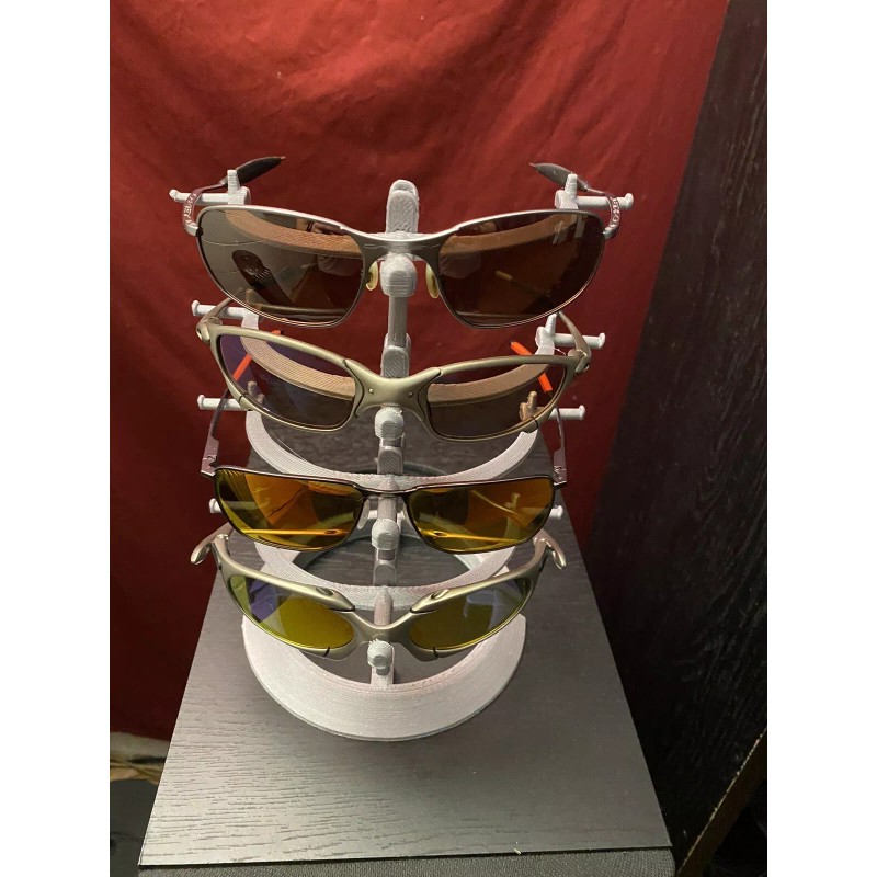 Oakley Sunglasses Holder Display Stand Gunmetal Grey Gray 4 Layers