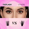 FADLASH DIY Lash Extension Kit Individual Lashes Cluster D Curl
