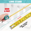 WORKPRO Mini Tape Measure, 2 Pcs 6FT Retractable Easy Reading