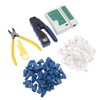 Network Cable Tester RJ45 Crimper Crimping Tool Kit Wire Stripper
