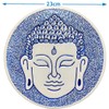 dennycraftmoulds Buddha Head Face Garden Concrete or Plaster Plaque Mould