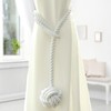 OCIOLI 2 Pieces Curtain Tiebacks Curtain Holdbacks Curtain Ties with