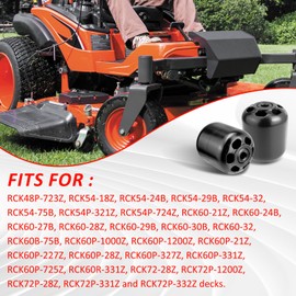 HASME 1/2" x 3" x 4" Deck Roller Anti Scalp Wheel Replacements for KUBOTA Replaces for K5763-46250 K5763-46251 K5763-46253 Fits for RCK48P-723Z RCK54-18Z RCK54-24B RCK54-29B RCK54-32