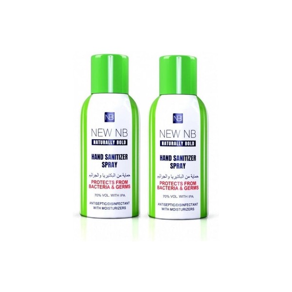New Nb Hand Sanitiser Spray 120ml 2 Pack