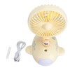 Desktop Cooling Fan with Mist Function USB Rechargeable Fan Portable
