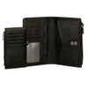 Pepe Jeans Kendra 3 Compartment Wallet Black 17.5 x 9.5