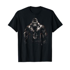 Gorilla Monkey Gym Wear Bodybuilding Workout Motivation T-Shirt