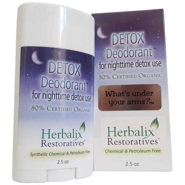 Herbalix Restoratives Nighttime Detox Cleansing Deodorant, 2.5 Ounce