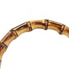 Piutouyar 2pcs U-Shaped Handbag Handles Bamboo Purses Handles Bamboo Handle