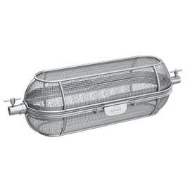 Rösle BBQ Stainless Steel Revolving Spit Grill Basket for Rotisserie