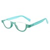 SIGVAN 4 Pairs of Colorful Fashion Half Moon Frame Reading