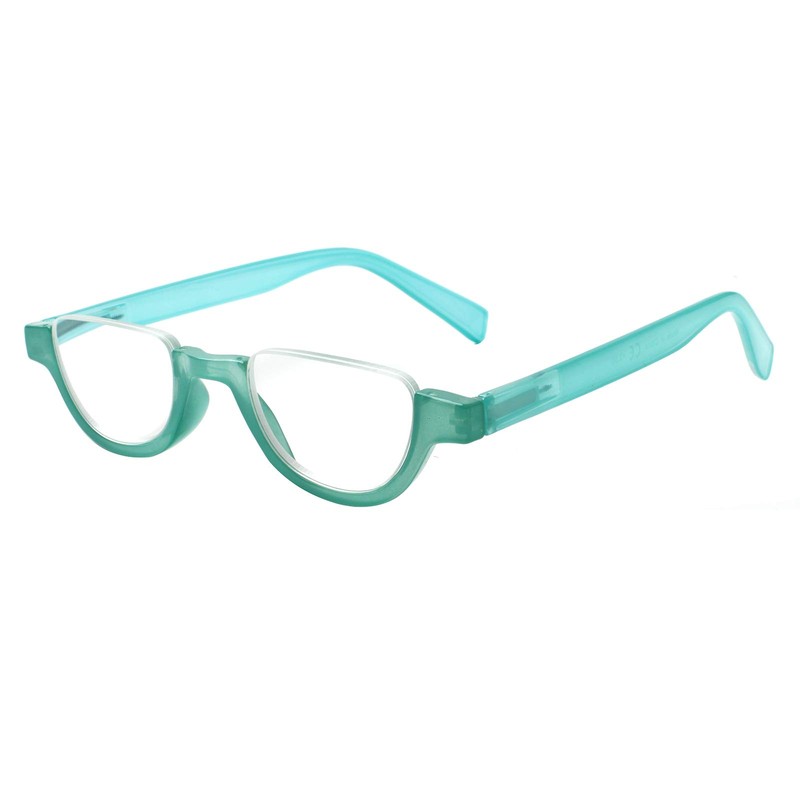 SIGVAN 4 Pairs of Colorful Fashion Half Moon Frame Reading