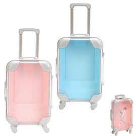 Pack of 2 Mini Suitcase Gift Box, Money Case, Travel Voucher, Gift Packaging, Small Suitcase, Gift Box, Travel Suitcase, Money Gifts, Travel Fund Gift, Suitable for Gifting Children