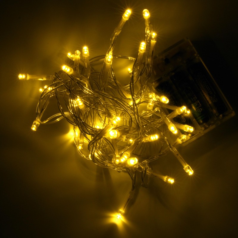 Karlling Battery Operated Christmas Lights,8 Flashing Mode 13 ft Short